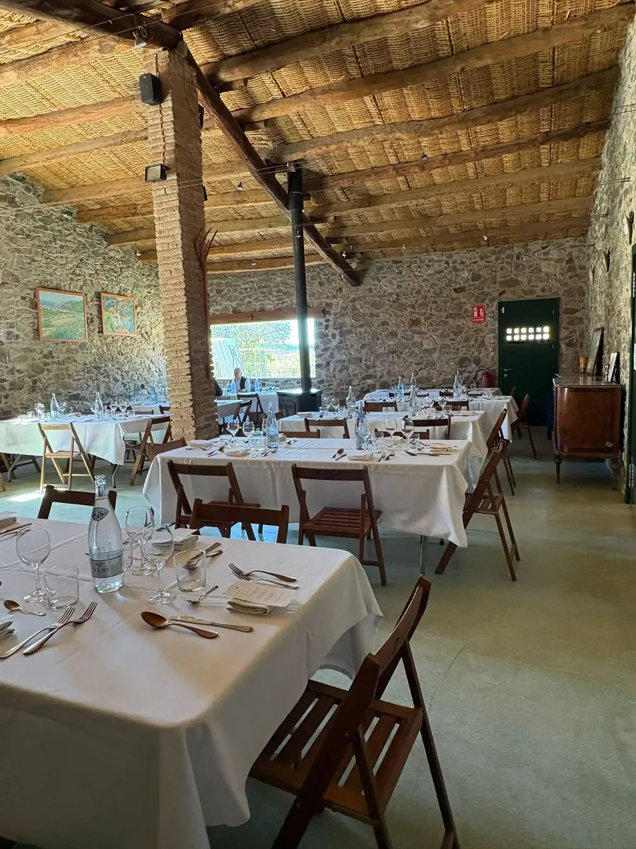 Mesa del restaurante La Borja